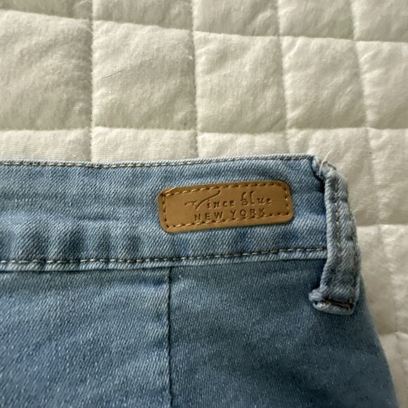 Vince Blue Jeans Womens 7 Cargo Jogger Light Wash Mid Rise Boho Streetwear - Picture 7 of 14